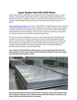 Super Duplex Steel EN1.4416 Plates