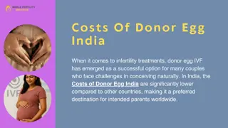 Costs Of Donor Egg India