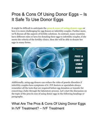Pros & Cons Of Using Donor Eggs – Is It Safe To Use Donor Eggs