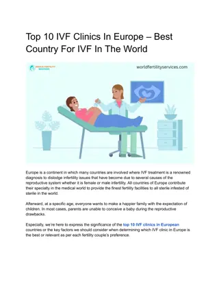 Top Ten IVF Clinics in Europe | World Fertility Services