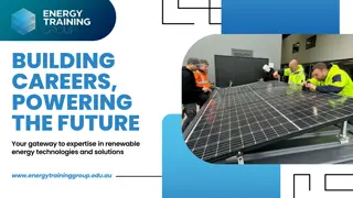 Specialised Solar & Battery Storage Courses - Energy Training Group