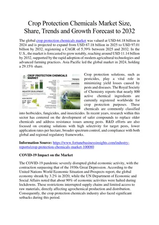 Crop Protection Chemicals Market Size, Share, Trends and Growth Forecast to 2032