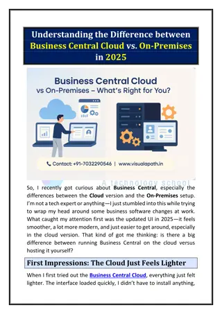 Dynamics 365 Business Central Course Training in India