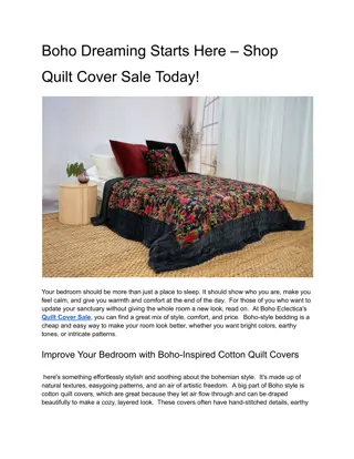 Boho Dreaming Starts Here – Shop Quilt Cover Sale Today!