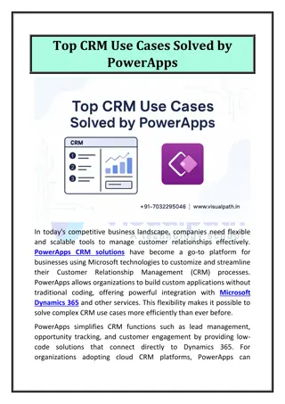 MS Dynamics CRM Training in Hyderabad CRM Online Training