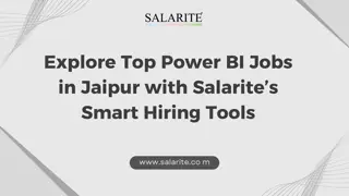 Explore Top Power BI Jobs in Jaipur with Salarite’s Smart Hiring Tools