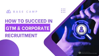 How to Succeed in GTM & Corporate Recruitment