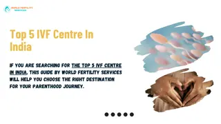 Top 5 IVF Centre in India