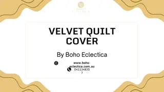 Luxurious Velvet Quilt Covers for Ultimate Comfort