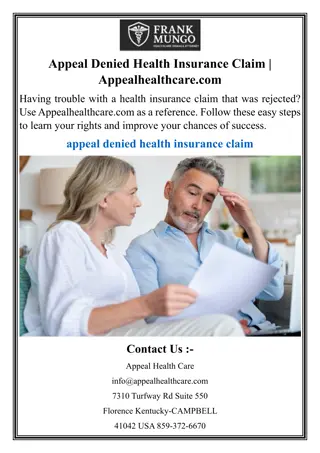 Appeal Denied Health Insurance Claim  Appealhealthcare