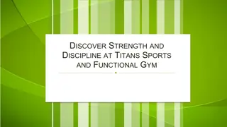 Discover Strength and Discipline at Titans Sports and Functional Gym