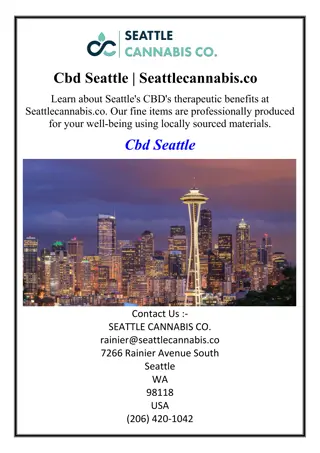 Cbd Seattle | Seattlecannabis.co