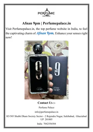 Afnan 9pm  Perfumepalace.in