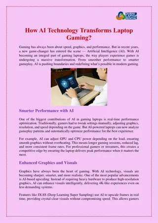 How AI Technology Transforms Laptop Gaming?