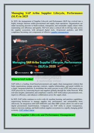 SAP Ariba Online Training Ameerpet  Visualpath Professionals