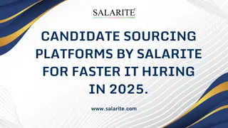 Candidate Sourcing Platforms by Salarite for Faster IT Hiring in 2025.