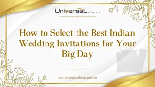 How to Select the Best Indian Wedding Invitations for Your Big Day