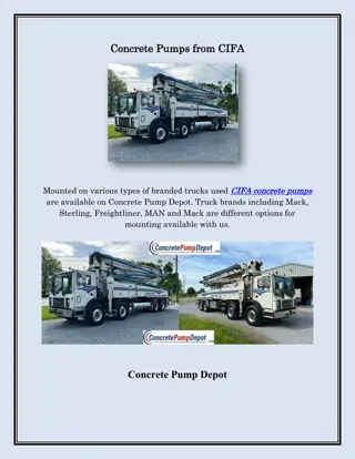 CIFA Concrete Pumps, concretepumpdepot.com