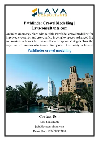 Pathfinder Crowd Modelling  Lavaconsultants