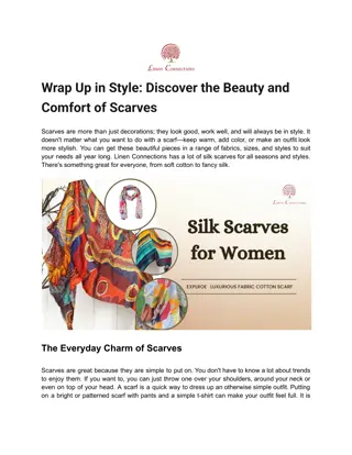 Wrap Up in Style | Discover the Beauty and Comfort of Scarves