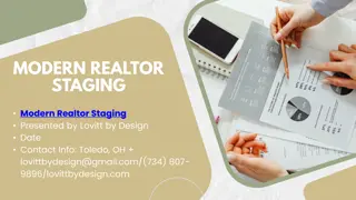 Modern Realtor Staging and Modern Staging Solutions