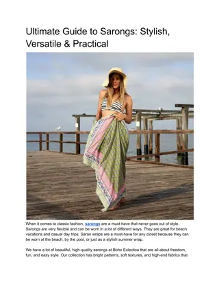 Ultimate Guide to Sarongs_ Stylish, Versatile & Practical