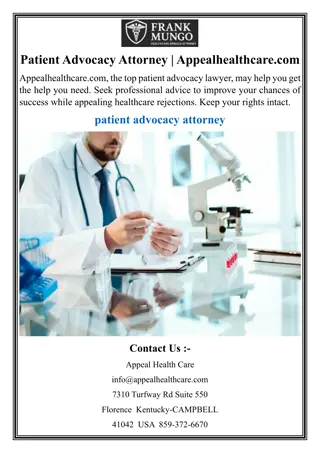 Patient Advocacy Attorney  Appealhealthcare
