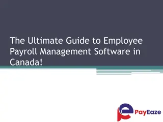 Payroll Management Software Solutions for Canadian Businesses!