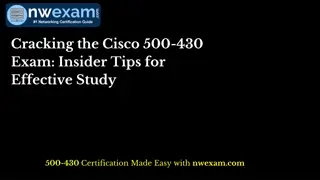 Cracking the Cisco 500-430 Exam: Insider Tips for Effective Study