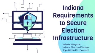 Indiana Requirements to Secure Election Infrastructure