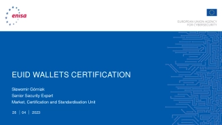 EUID Wallets Certification