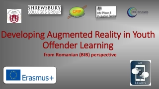 Developing Augmented Reality in Youth Offender Learning