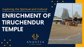 Discover Tiruchendur: Spiritual & Cultural Enrichment