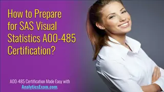 How to Prepare for SAS Visual Statistics (A00-485) Exam?