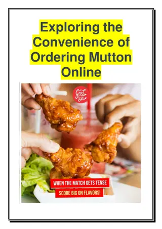 The Best Deals and Discounts When Ordering Mutton Online
