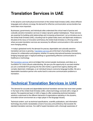 Translation Services in Qatar