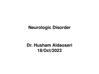 Neurologic Disorder