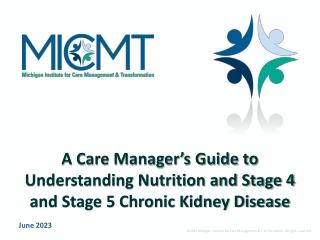 Understanding Nutrition for Stage 4 and Stage 5 Chronic Kidney Disease