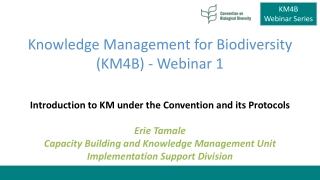 Knowledge Management for Biodiversity