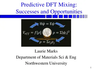 Predictive DFT Mixing: Successes and Opportunities in Materials Science