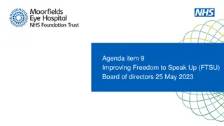 Enhancing Freedom to Speak Up at Moorfields: Board of Directors Meeting Overview