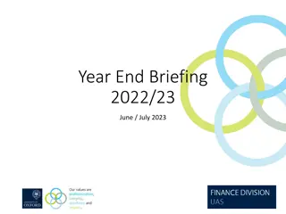 Year-End Briefing and Audit Update for 2022/23