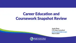 Career Education Data Snapshot Review Guidelines