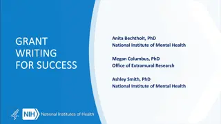 Grant Writing Tips and Strategies for Success in Mental Health Research