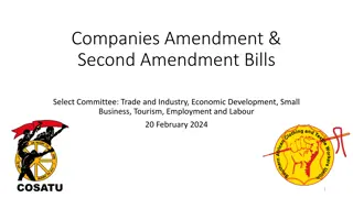 Challenges and Negotiations Surrounding Companies Amendment Bills