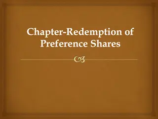 Understanding Redemption of Preference Shares