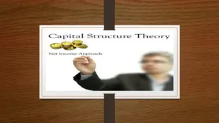 Theories of Capital Structure and their Applications
