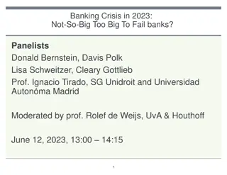 Panel Discussion on Banking Crisis in 2023: Lessons Learned and Future Strategies