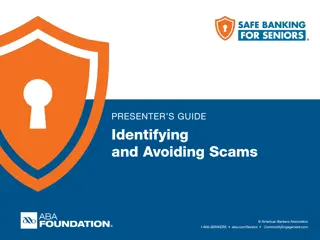 Protect Yourself: Identifying and Avoiding Scams
