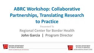Collaborative Partnerships in Biomedical Research: ABRC Workshop Overview
